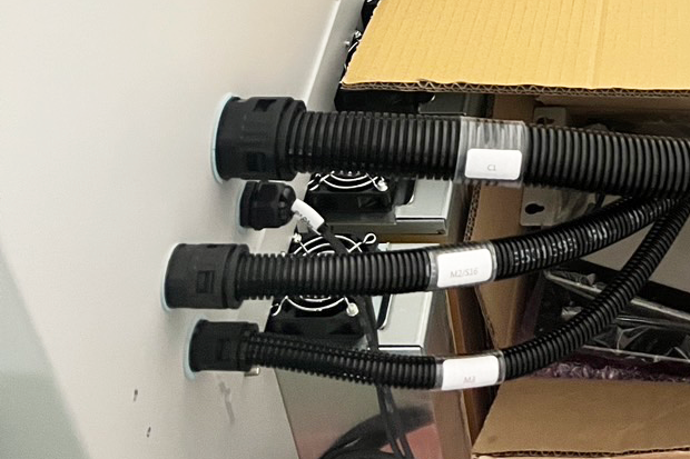 Utilizing Good Gi's Convoluted Tubing and Quick Flexible Conduit Connector for the Distribution Board