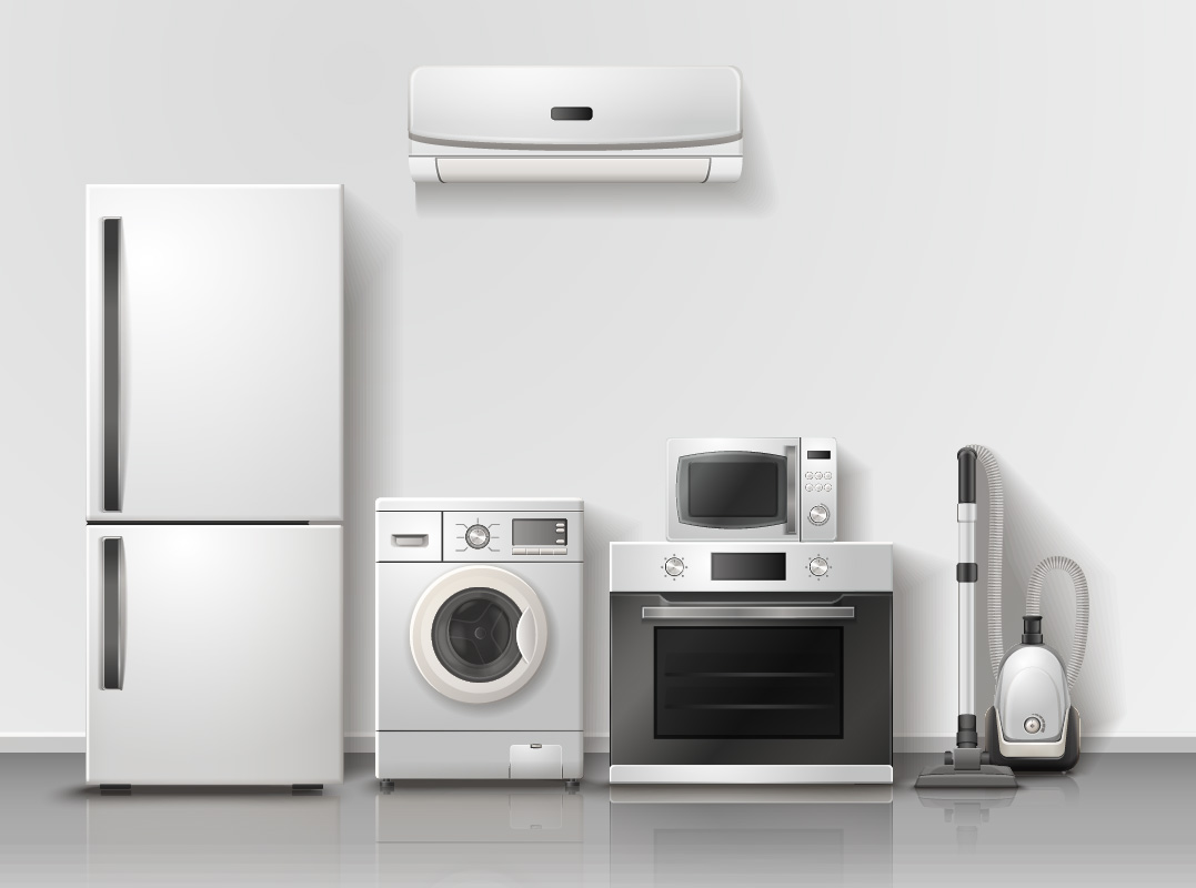 Illustration of Household Appliances