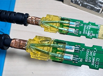 GoodGi High-Voltage Transmission Line Stability and Durability Enhancement Solution: UV Adhesive Solder Joint Protection + PA Nylon Hot Melt Low-Pressure Forming